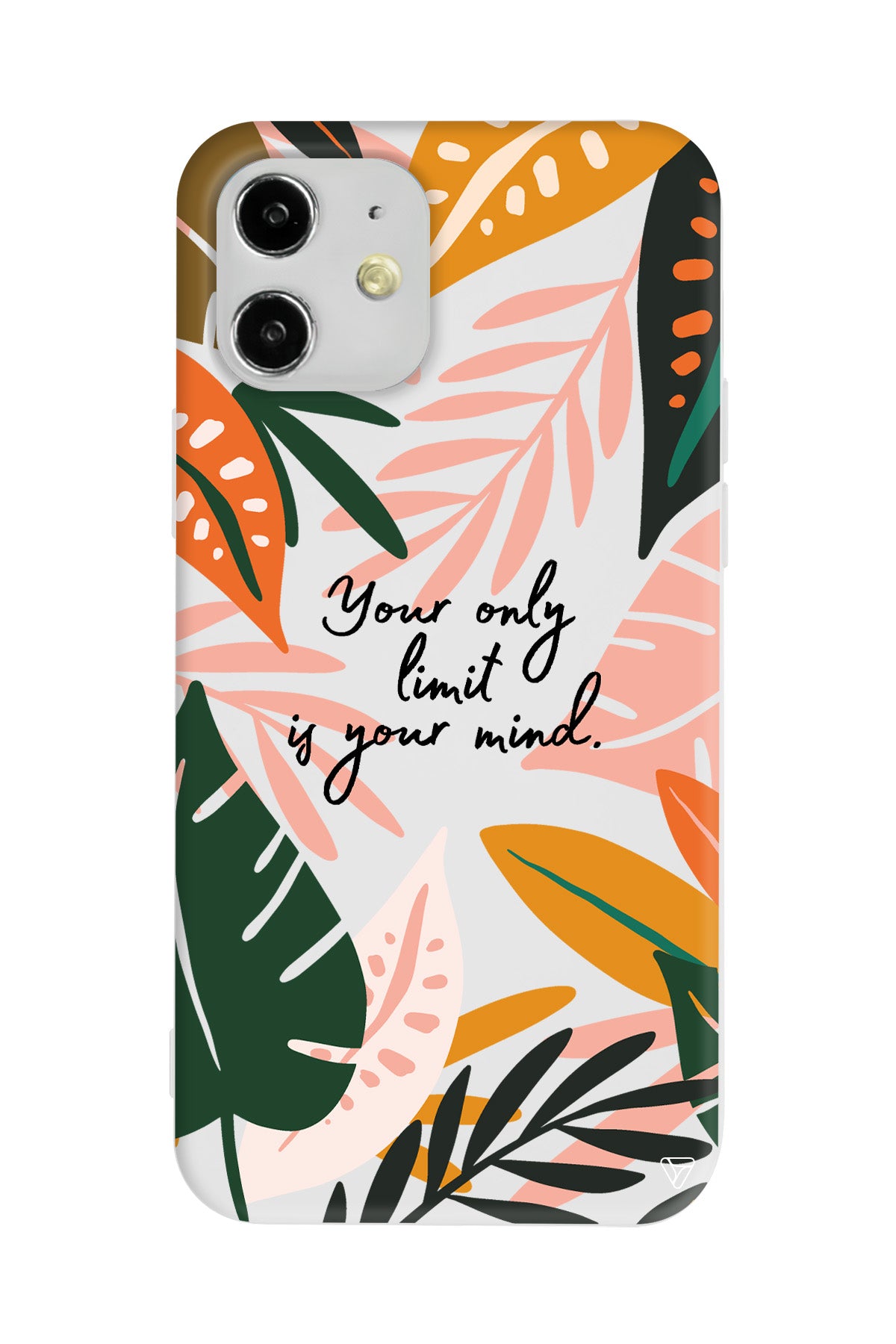 Limit is Your Mind Lansman Model İçi Kadife Silikon Telefon Kılıfı