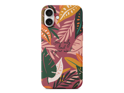 Limit is Your Mind Lansman Model İçi Kadife Silikon Telefon Kılıfı – Plus Serisine Özel