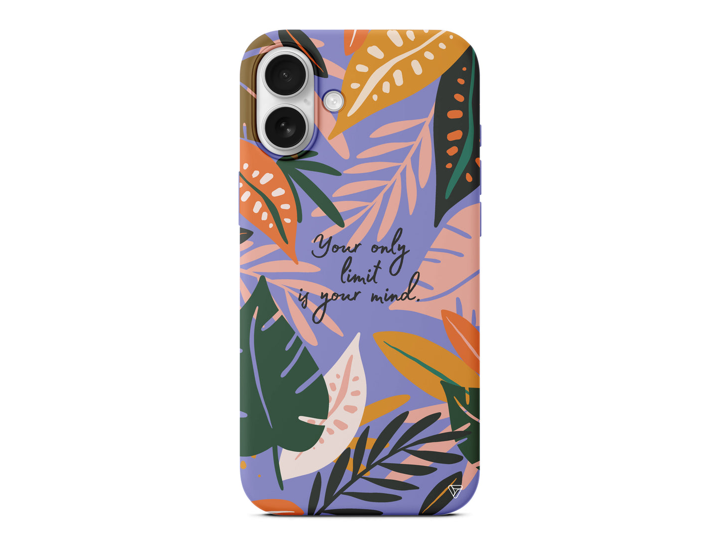 Limit is Your Mind Lansman Model İçi Kadife Silikon Telefon Kılıfı