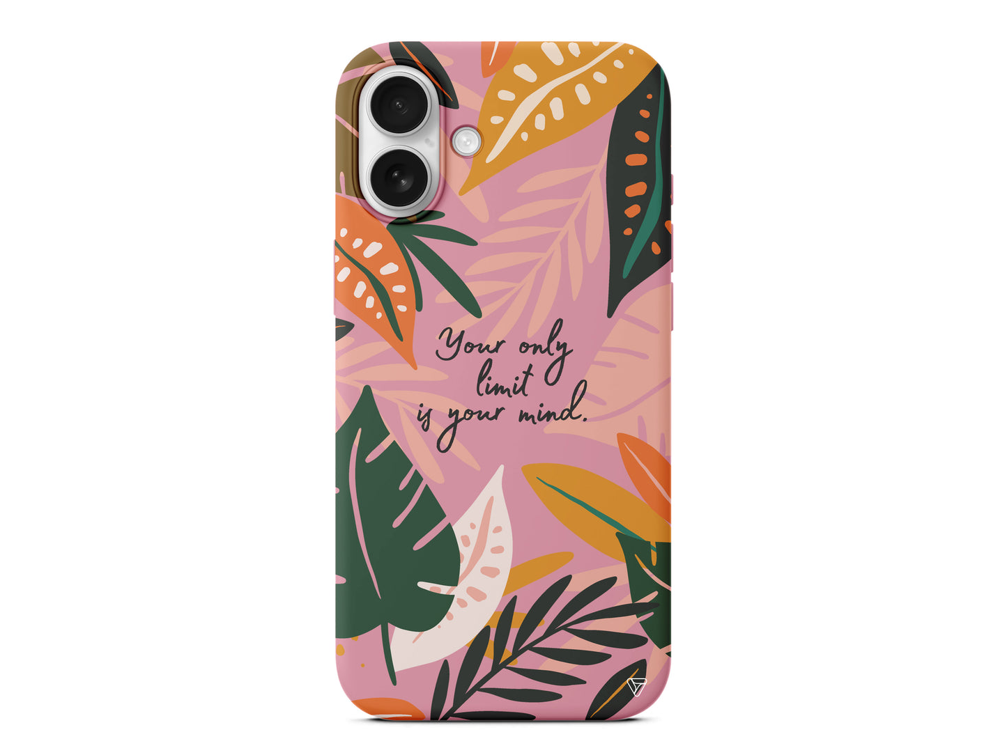 Limit is Your Mind Lansman Model İçi Kadife Silikon Telefon Kılıfı