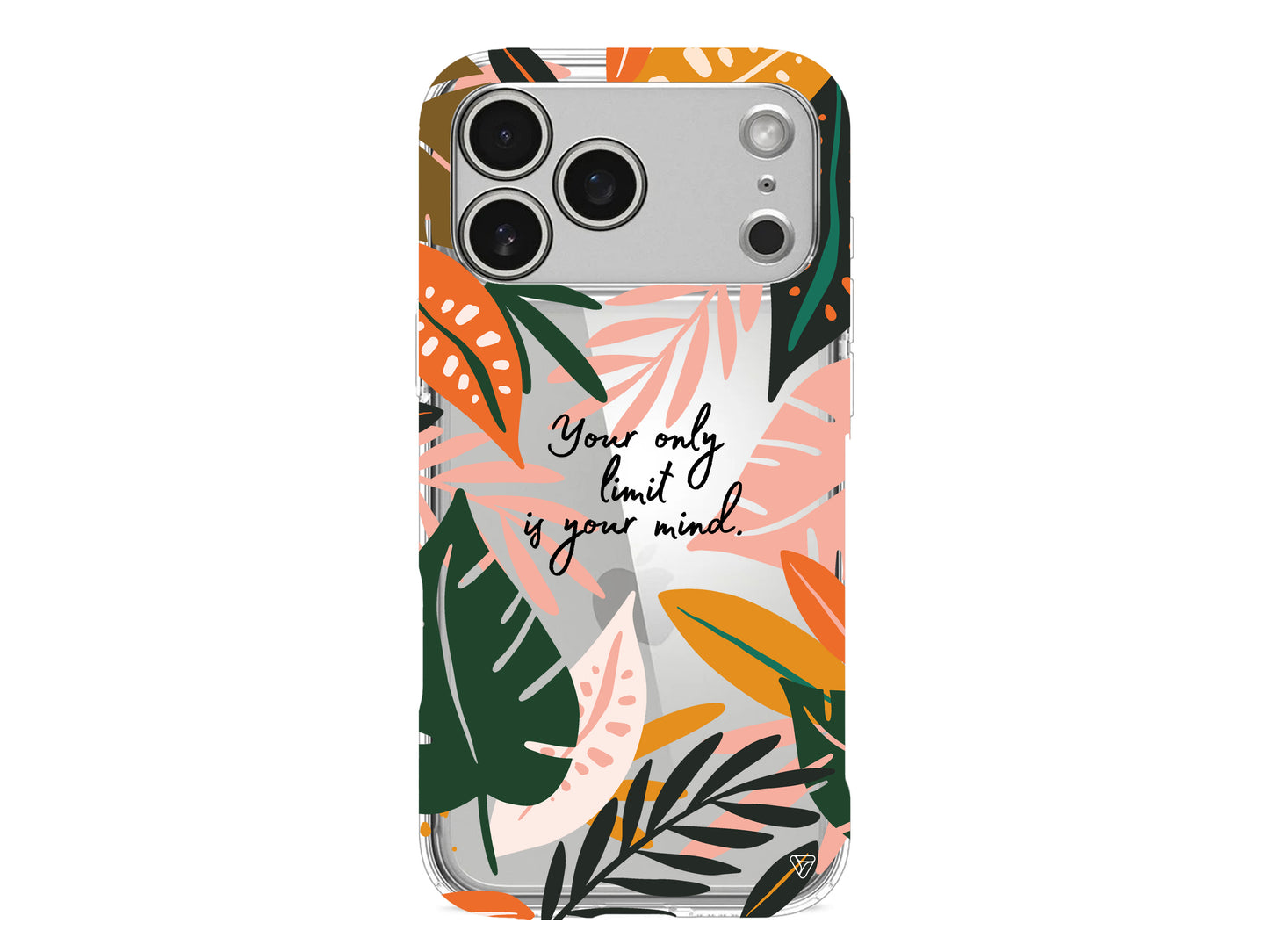 Limit is Your Mind Lansman Model İçi Kadife Silikon Telefon Kılıfı