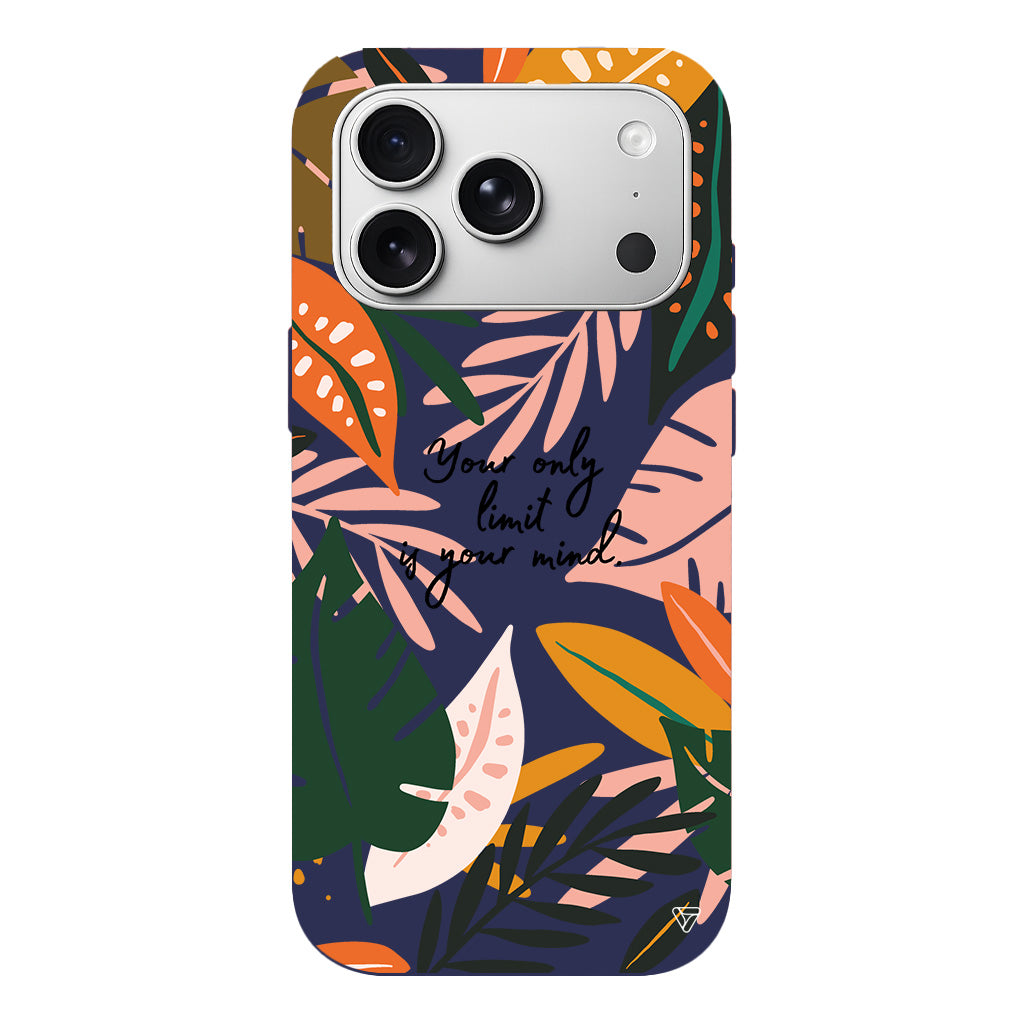 Limit is Your Mind Lansman Model İçi Kadife Silikon Telefon Kılıfı