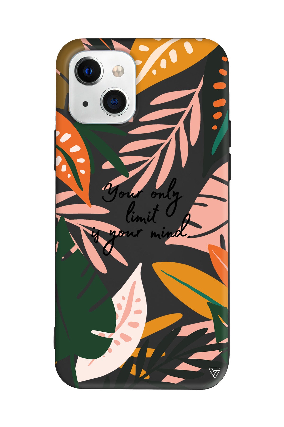 Limit is Your Mind Lansman Model İçi Kadife Silikon Telefon Kılıfı