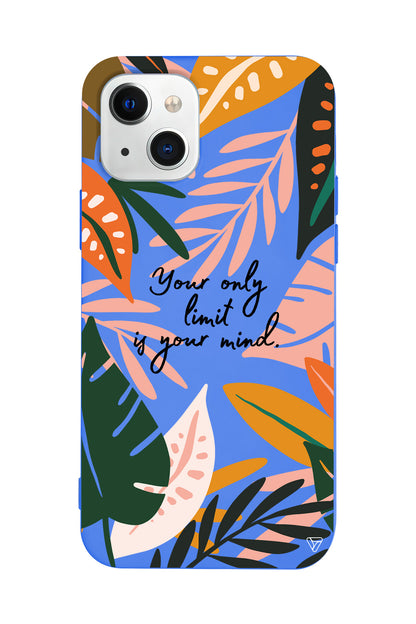 Limit is Your Mind Lansman Model İçi Kadife Silikon Telefon Kılıfı – Plus Serisine Özel