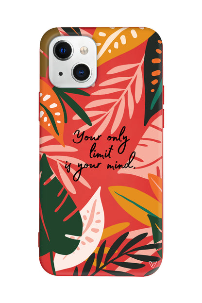 Limit is Your Mind Lansman Model İçi Kadife Silikon Telefon Kılıfı – Plus Serisine Özel