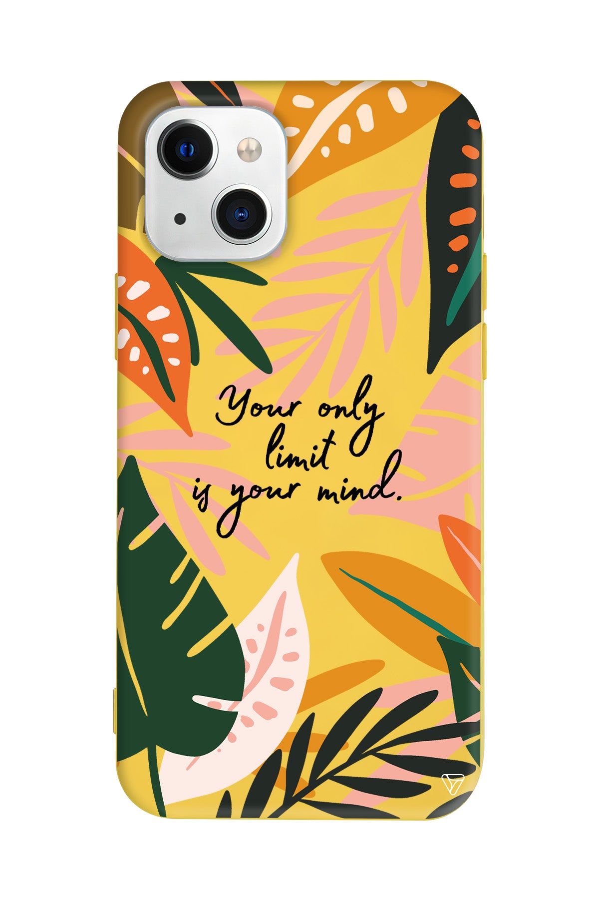 Limit is Your Mind Lansman Model İçi Kadife Silikon Telefon Kılıfı