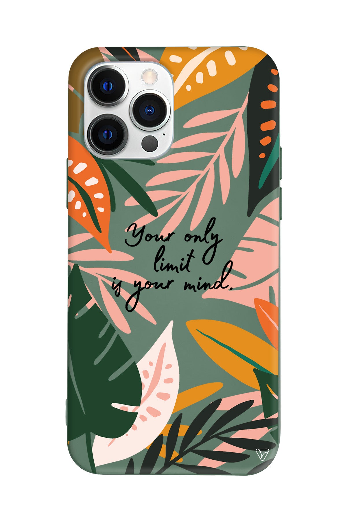 Limit is Your Mind Lansman Model İçi Kadife Silikon Telefon Kılıfı