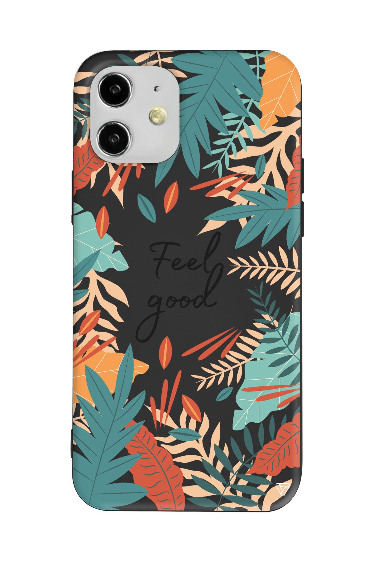 Leafs and Feel Good Lansman Model İçi Kadife Silikon Telefon Kılıfı