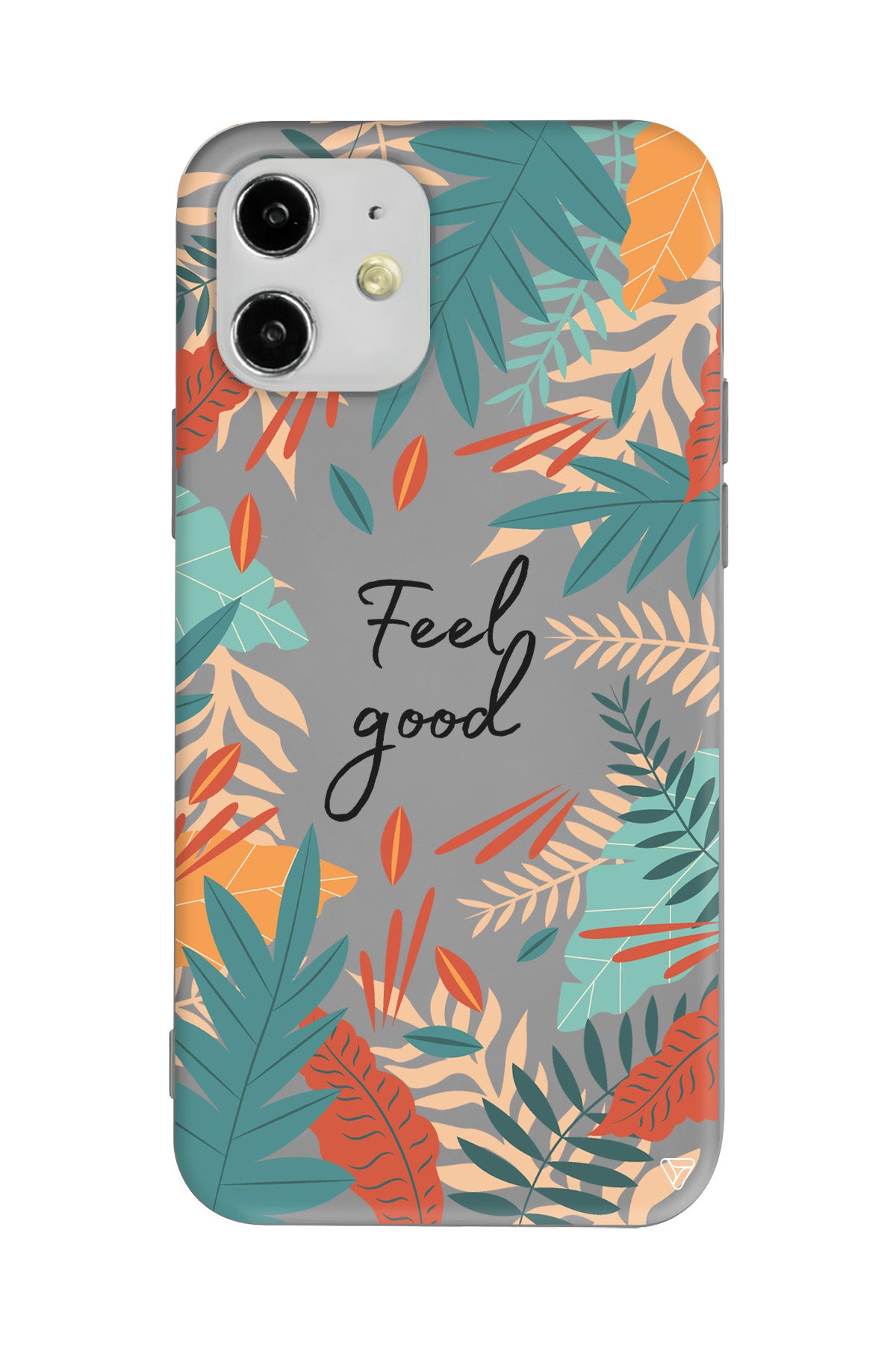 Leafs and Feel Good Lansman Model İçi Kadife Silikon Telefon Kılıfı