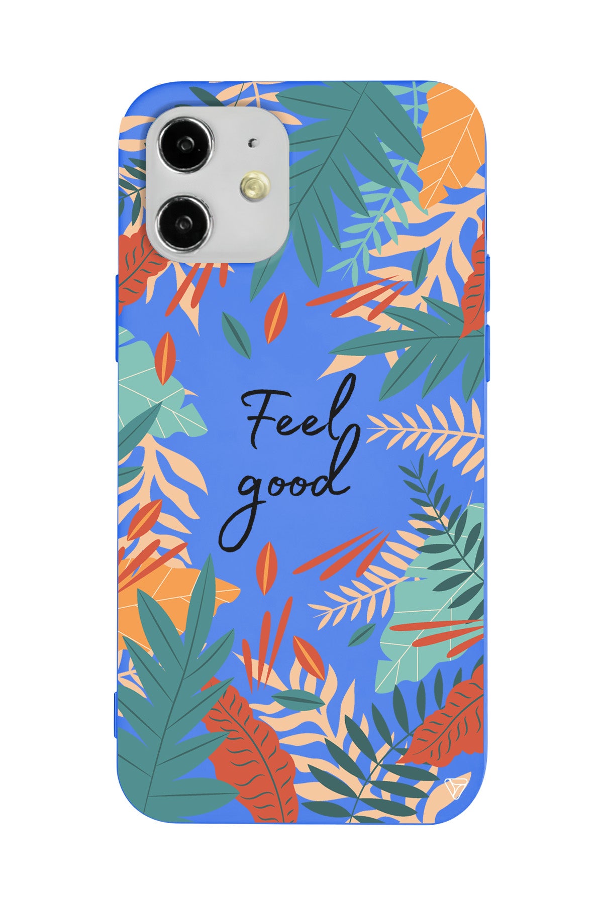 Leafs and Feel Good Lansman Model İçi Kadife Silikon Telefon Kılıfı