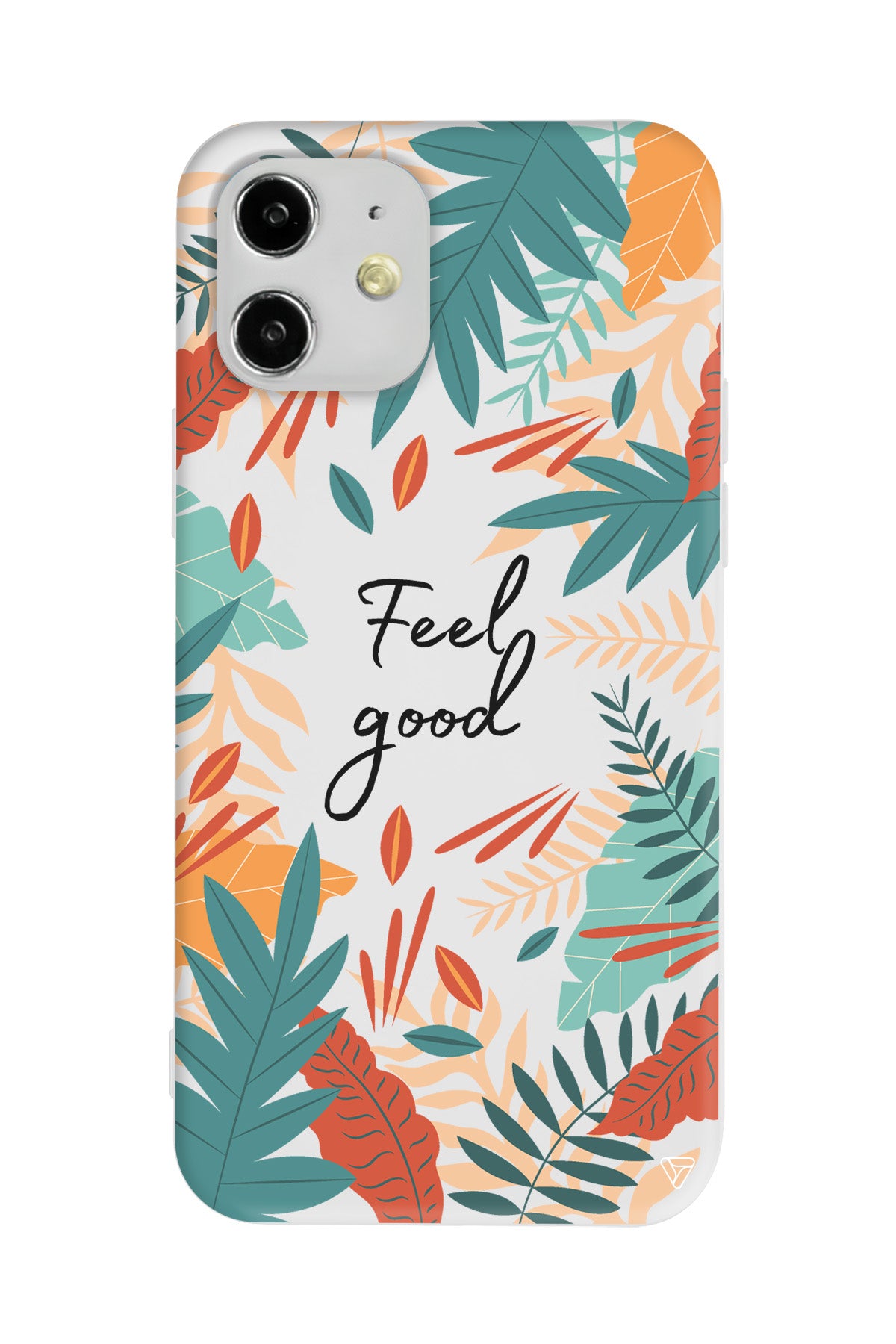 Leafs and Feel Good Lansman Model İçi Kadife Silikon Telefon Kılıfı