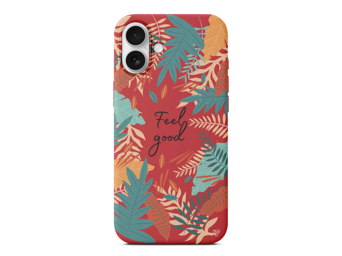 Leafs and Feel Good Lansman Model İçi Kadife Silikon Telefon Kılıfı – Plus Serisine Özel