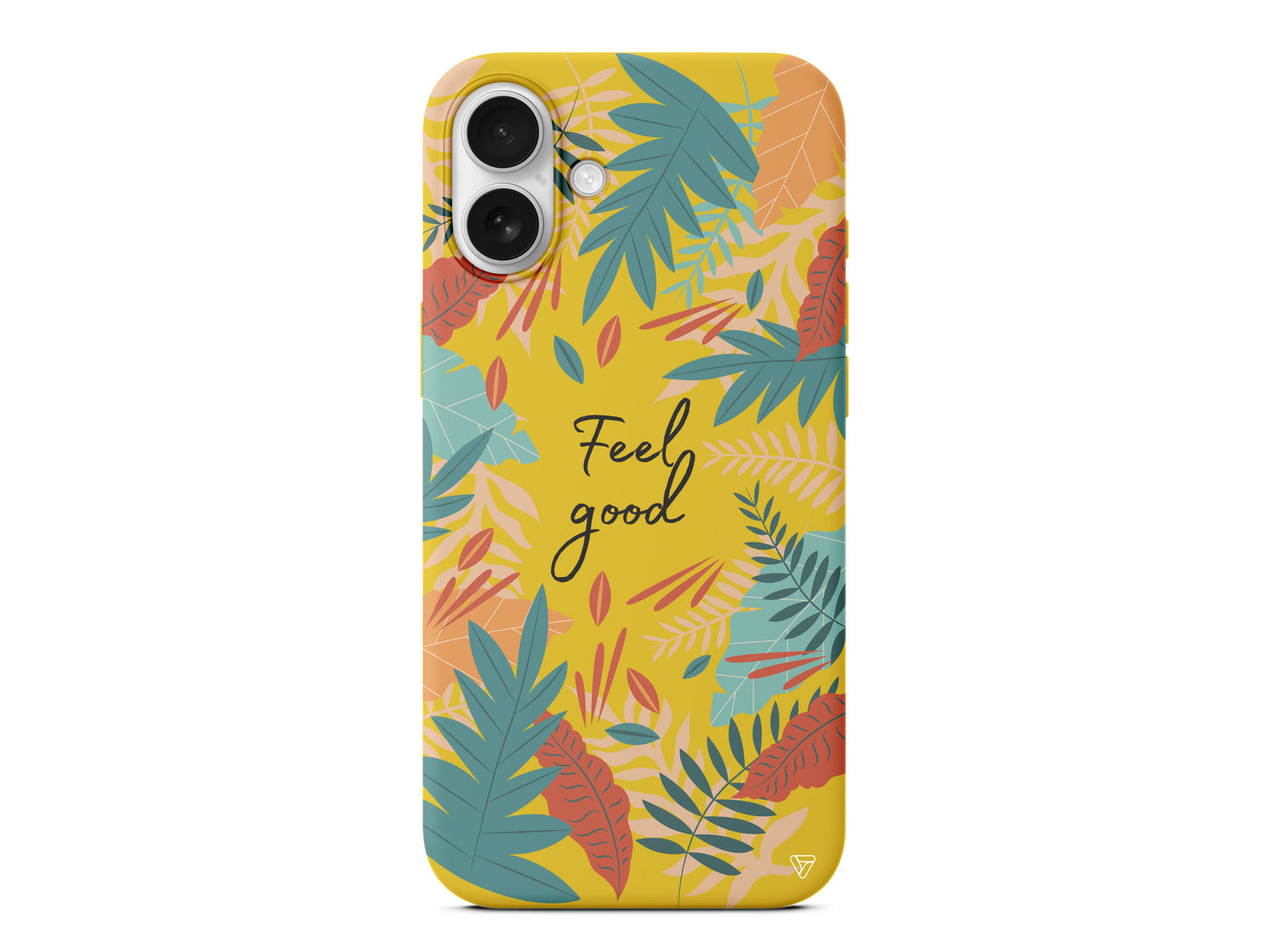 Leafs and Feel Good Lansman Model İçi Kadife Silikon Telefon Kılıfı – Plus Serisine Özel