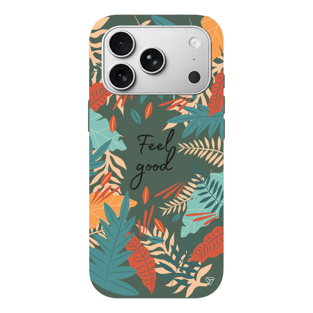 Leafs and Feel Good Lansman Model İçi Kadife Silikon Telefon Kılıfı