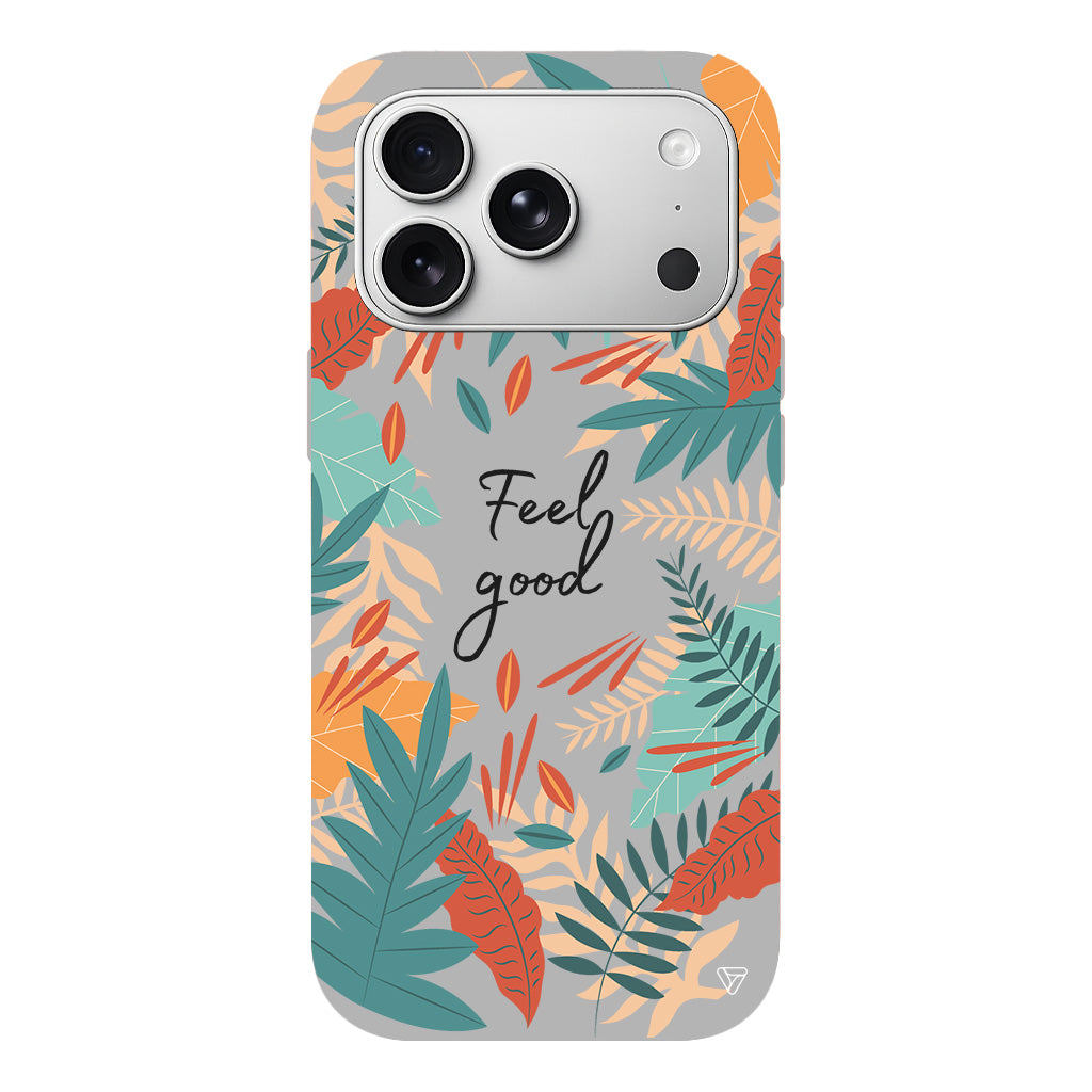 Leafs and Feel Good Lansman Model İçi Kadife Silikon Telefon Kılıfı