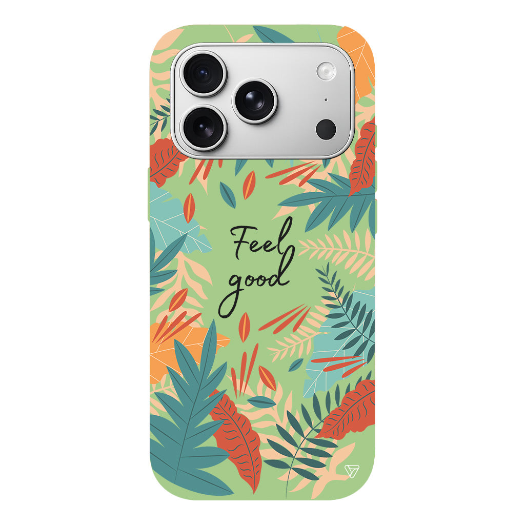 Leafs and Feel Good Lansman Model İçi Kadife Silikon Telefon Kılıfı