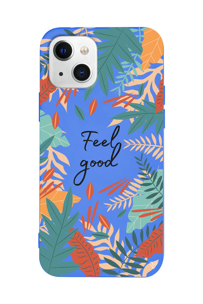 Leafs and Feel Good Lansman Model İçi Kadife Silikon Telefon Kılıfı