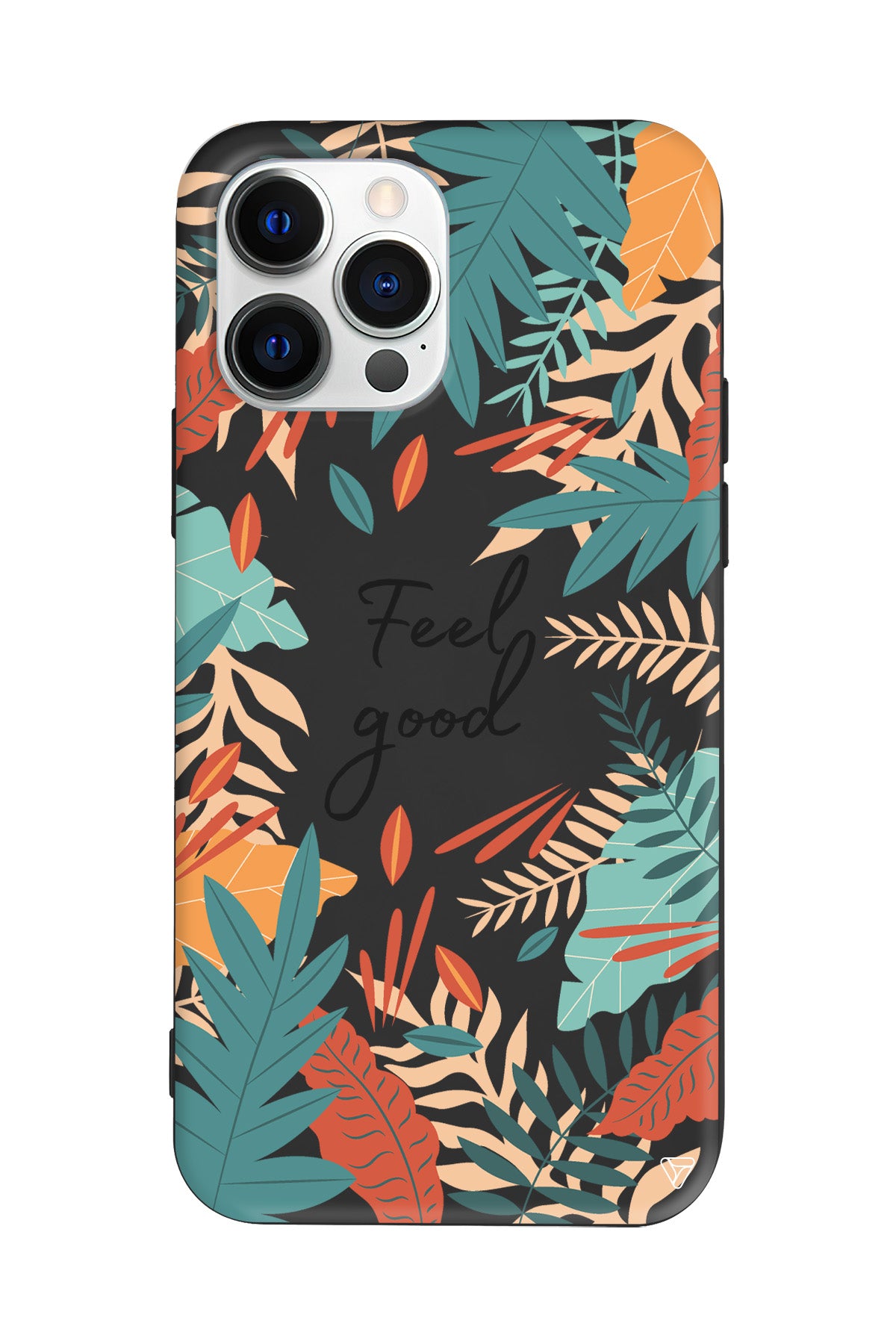 Leafs and Feel Good Lansman Model İçi Kadife Silikon Telefon Kılıfı