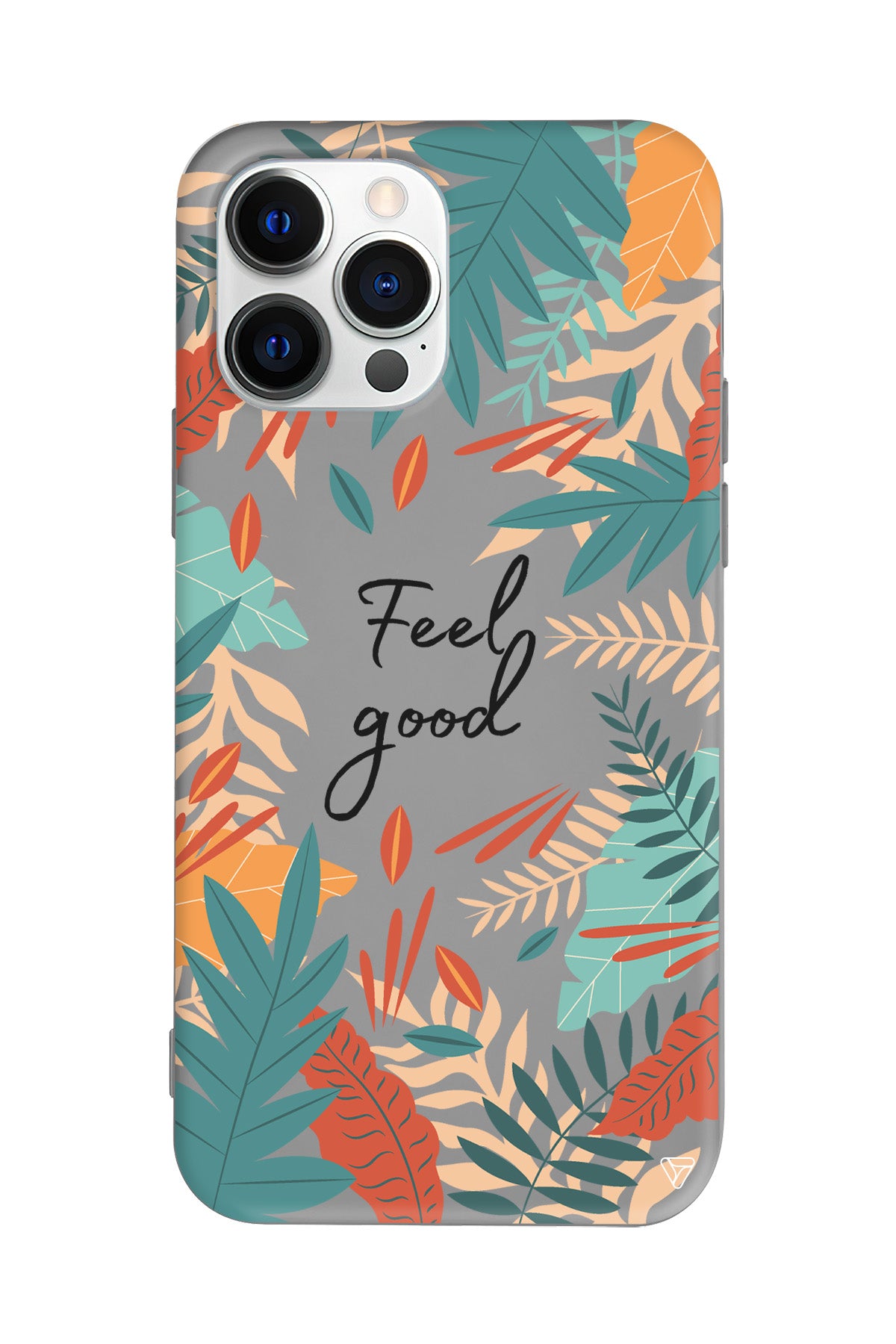 Leafs and Feel Good Lansman Model İçi Kadife Silikon Telefon Kılıfı