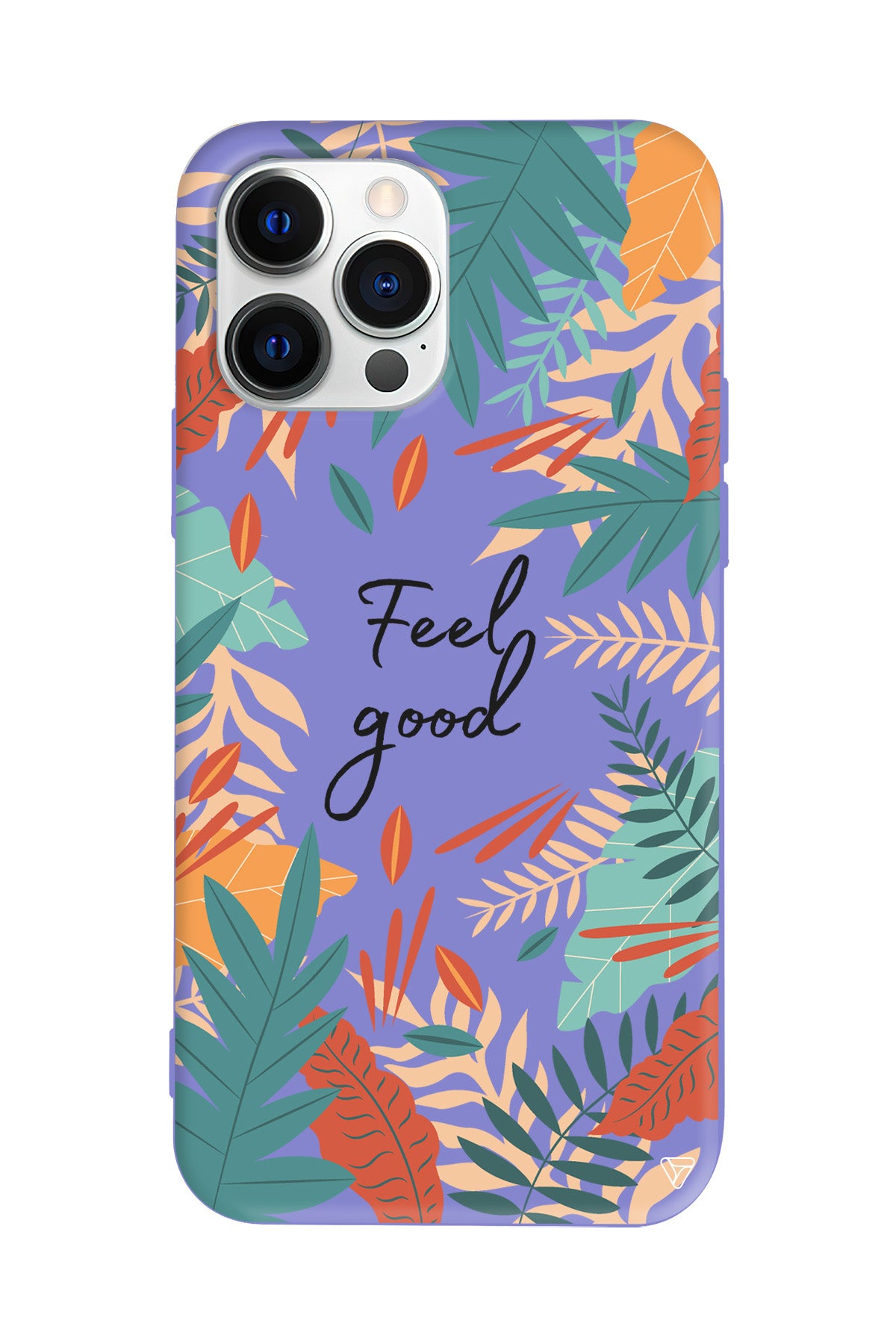 Leafs and Feel Good Lansman Model İçi Kadife Silikon Telefon Kılıfı