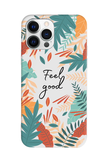 Leafs and Feel Good Lansman Model İçi Kadife Silikon Telefon Kılıfı
