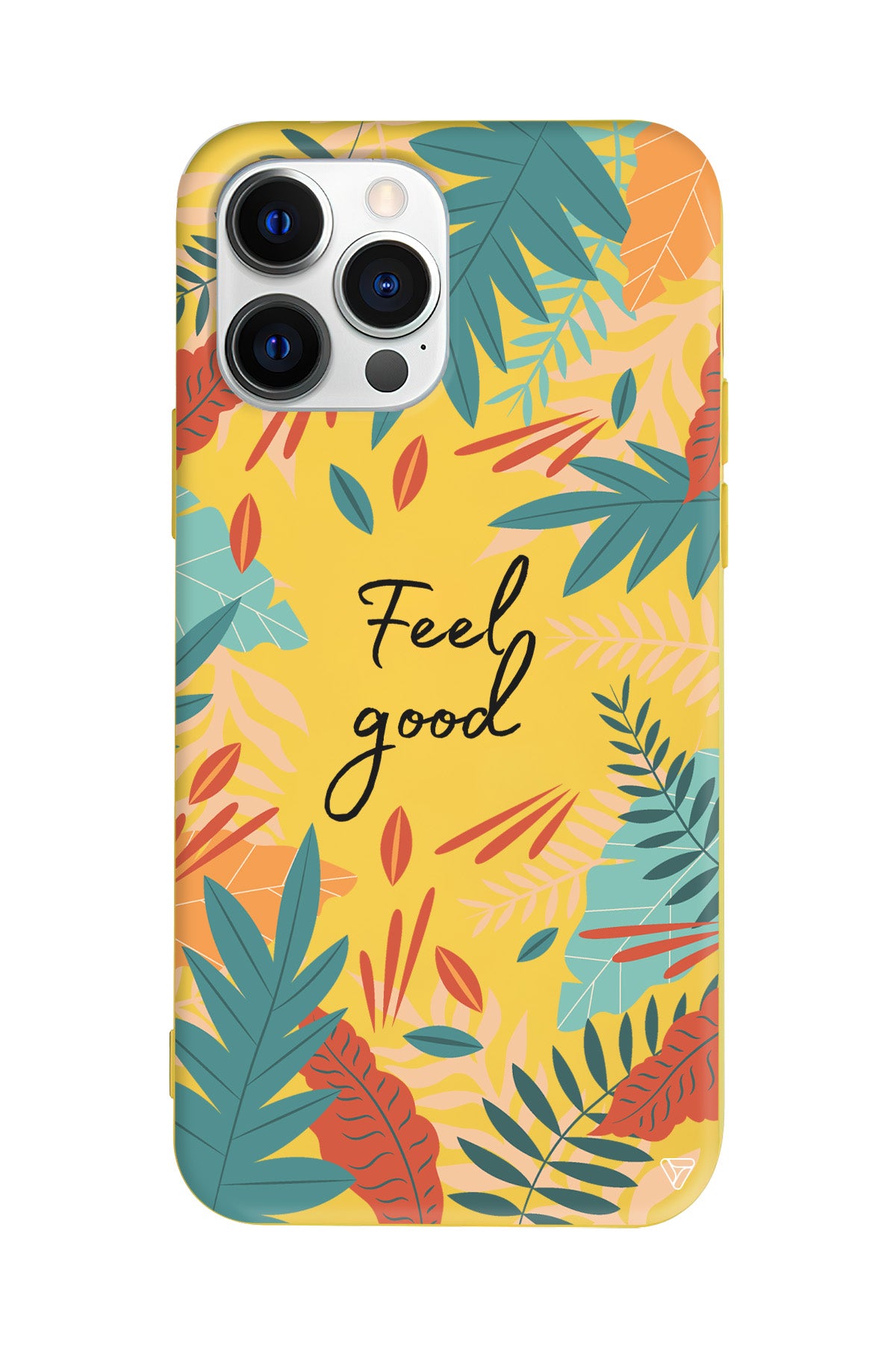 Leafs and Feel Good Lansman Model İçi Kadife Silikon Telefon Kılıfı