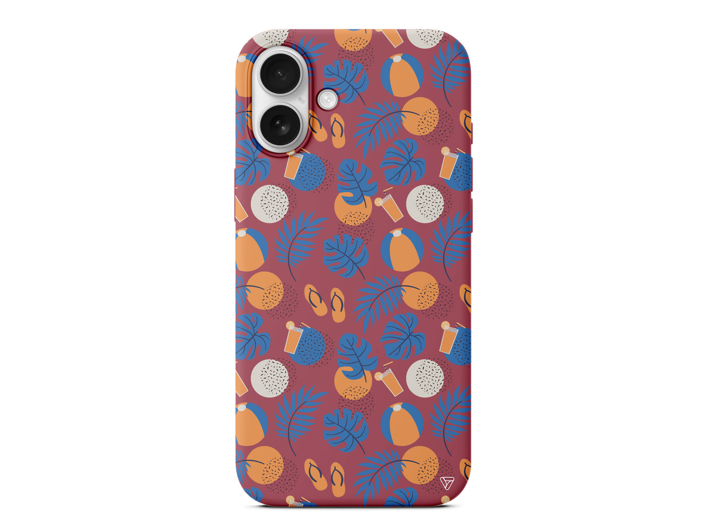 Summer Orange Lansman Model İçi Kadife Silikon Telefon Kılıfı – Plus Serisine Özel