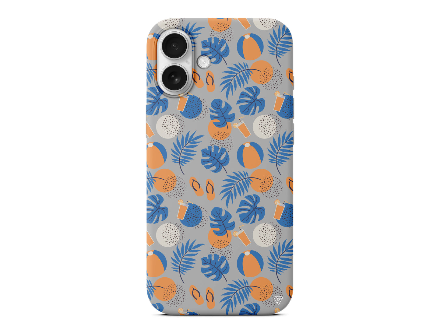 Summer Orange Lansman Model İçi Kadife Silikon Telefon Kılıfı – Plus Serisine Özel