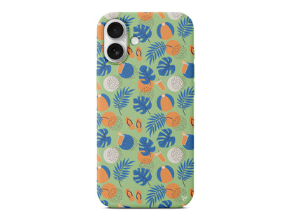 Summer Orange Lansman Model İçi Kadife Silikon Telefon Kılıfı – Plus Serisine Özel