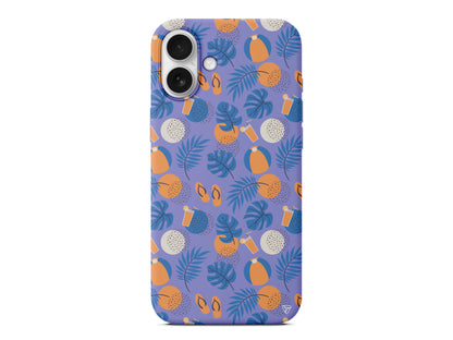 Summer Orange Lansman Model İçi Kadife Silikon Telefon Kılıfı – Plus Serisine Özel