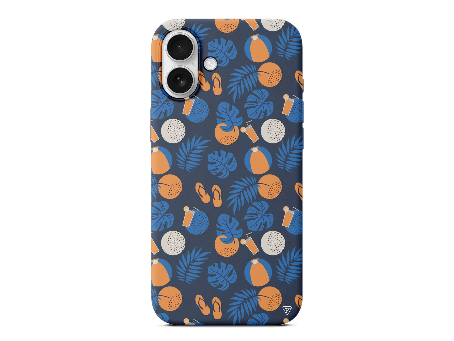 Summer Orange Lansman Model İçi Kadife Silikon Telefon Kılıfı – Plus Serisine Özel