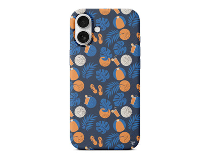 Summer Orange Lansman Model İçi Kadife Silikon Telefon Kılıfı – Plus Serisine Özel