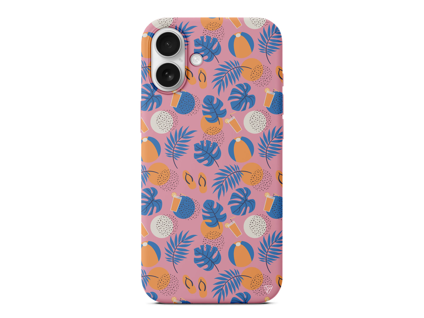 Summer Orange Lansman Model İçi Kadife Silikon Telefon Kılıfı