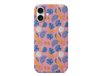 Summer Orange Lansman Model İçi Kadife Silikon Telefon Kılıfı