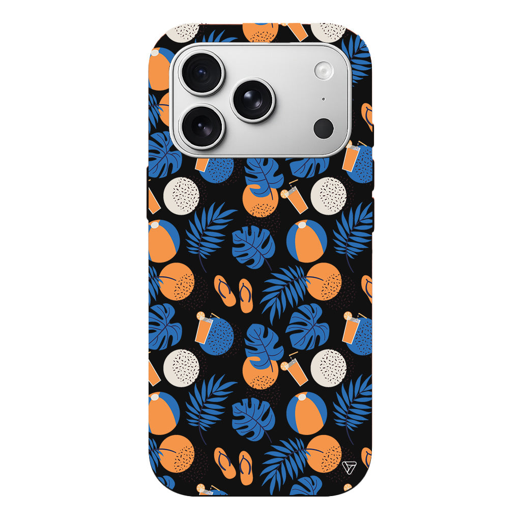 Summer Orange Lansman Model İçi Kadife Silikon Telefon Kılıfı