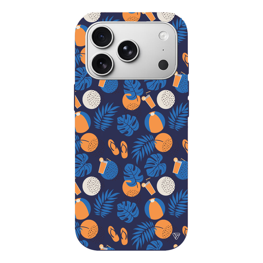 Summer Orange Lansman Model İçi Kadife Silikon Telefon Kılıfı