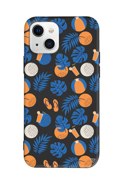 Summer Orange Lansman Model İçi Kadife Silikon Telefon Kılıfı – Plus Serisine Özel