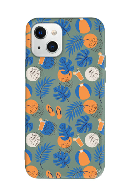 Summer Orange Lansman Model İçi Kadife Silikon Telefon Kılıfı – Plus Serisine Özel