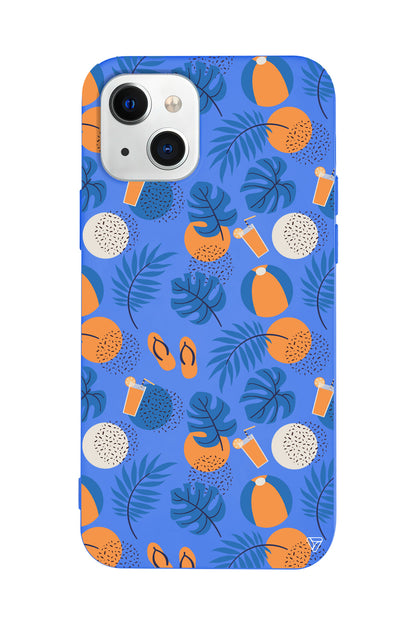 Summer Orange Lansman Model İçi Kadife Silikon Telefon Kılıfı – Plus Serisine Özel