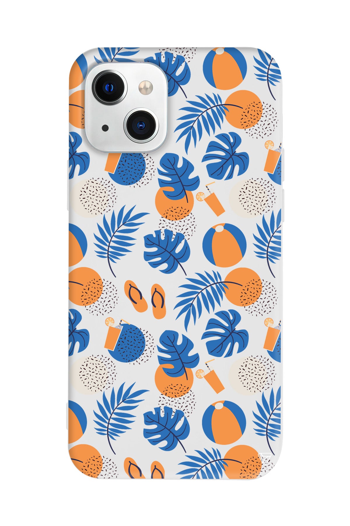 Summer Orange Lansman Model İçi Kadife Silikon Telefon Kılıfı – Plus Serisine Özel