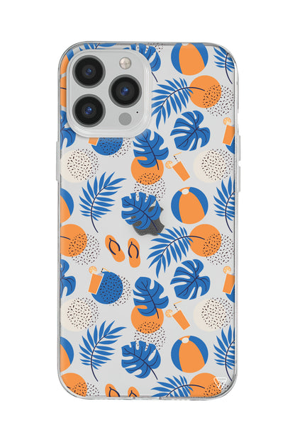 Summer Orange Lansman Model İçi Kadife Silikon Telefon Kılıfı