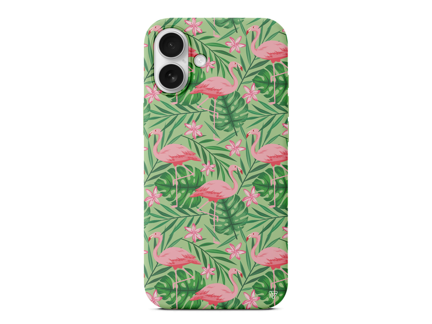 Flamingo Yard Lansman Model İçi Kadife Silikon Telefon Kılıfı