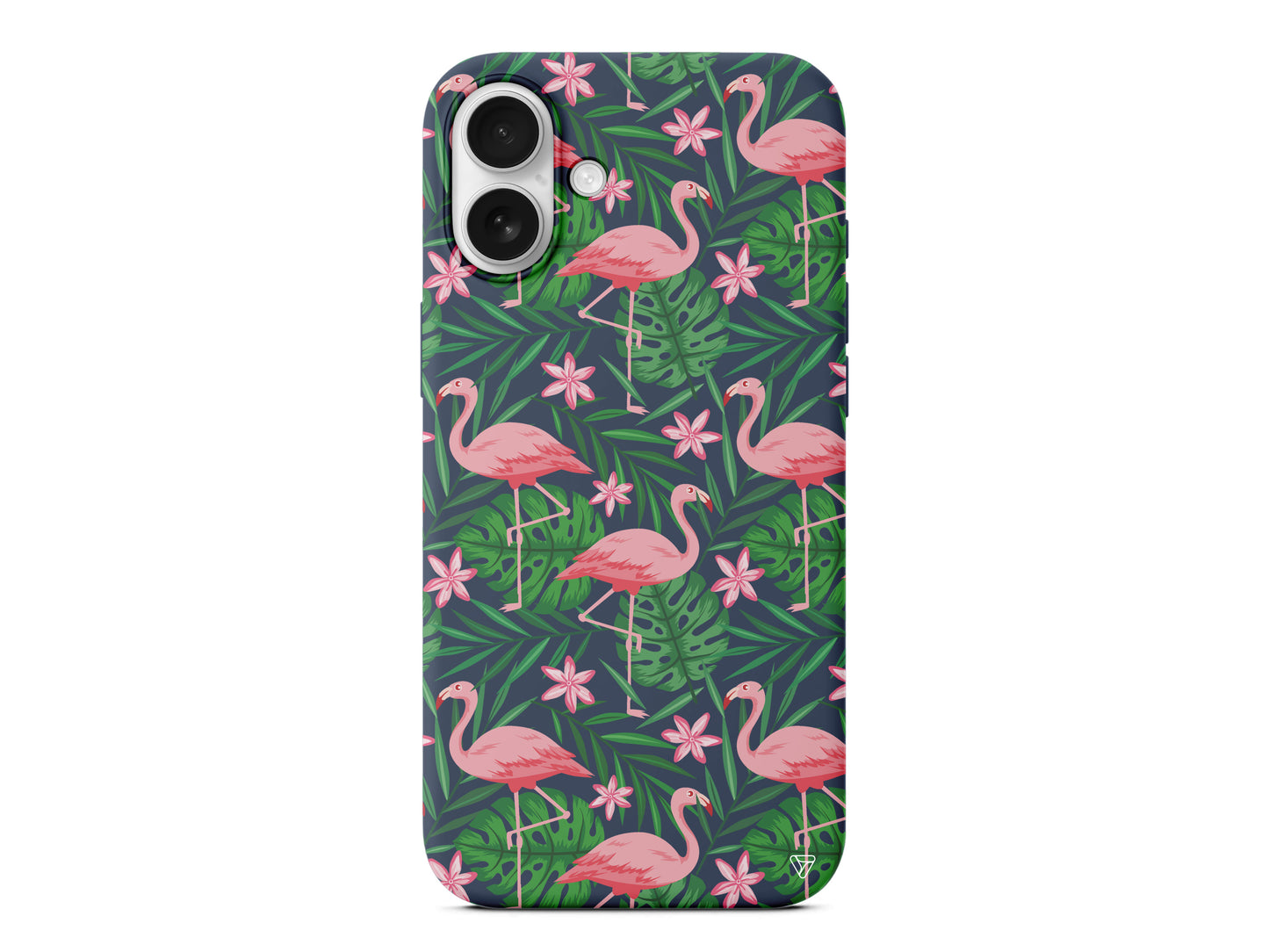 Flamingo Yard Lansman Model İçi Kadife Silikon Telefon Kılıfı