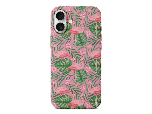 Flamingo Yard Lansman Model İçi Kadife Silikon Telefon Kılıfı – Plus Serisine Özel