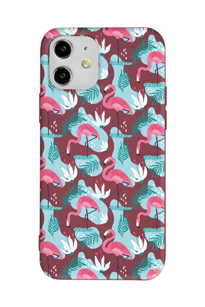 Cold Flamingo Lansman Model İçi Kadife Silikon Telefon Kılıfı