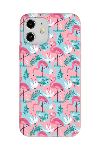 Cold Flamingo Lansman Model İçi Kadife Silikon Telefon Kılıfı