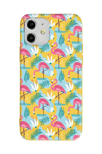 Cold Flamingo Lansman Model İçi Kadife Silikon Telefon Kılıfı