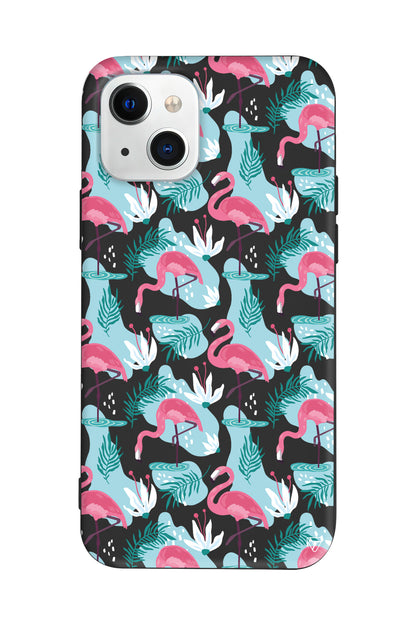 Cold Flamingo Lansman Model İçi Kadife Silikon Telefon Kılıfı – Plus Serisine Özel