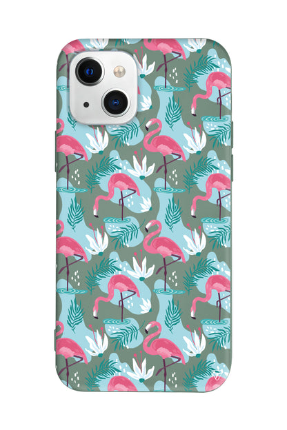 Cold Flamingo Lansman Model İçi Kadife Silikon Telefon Kılıfı – Plus Serisine Özel