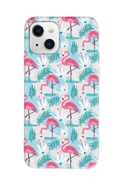 Cold Flamingo Lansman Model İçi Kadife Silikon Telefon Kılıfı – Plus Serisine Özel